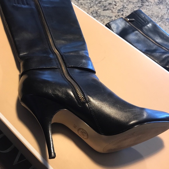 Classy Michael Kors Tall Leather Boots - Picture 6 of 9